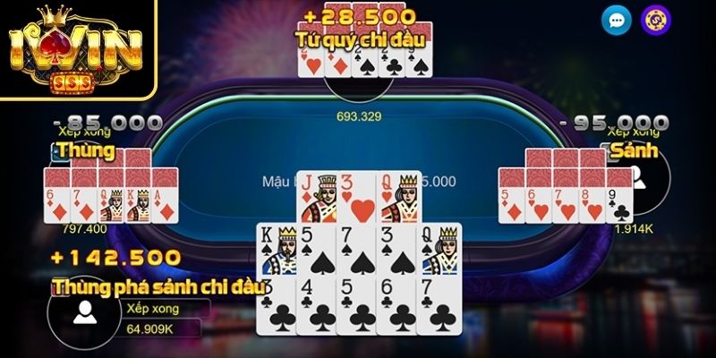 Hướng dẫn cách đánh Mậu Binh tại cổng game IWIN