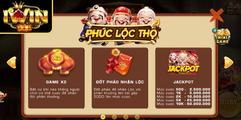 Cơ chế quay hũ trong game slot Phúc Lộc Thọ IWIN
